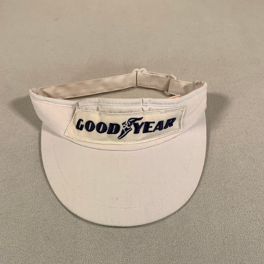 Vintage Goodyear tires golf visor hat cap Korea